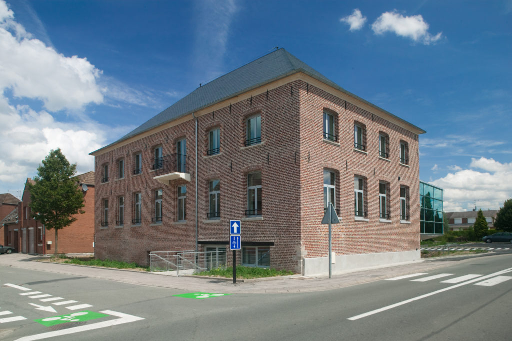 La médiathèque à Courchelettes - Moretti constructions